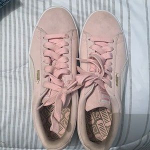 Suede Pink Puma Sneakers